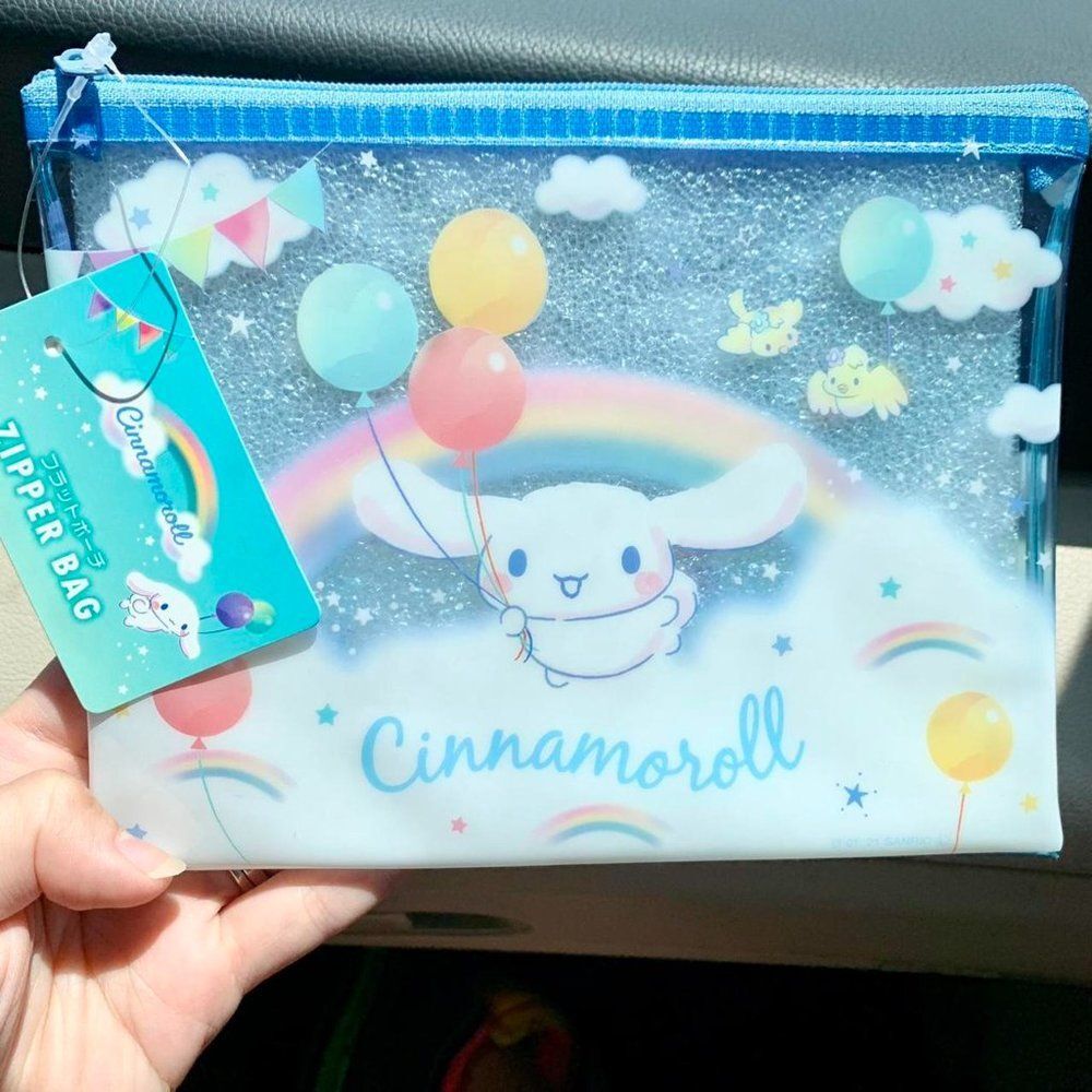 Sanrio cinnamoroll zipper bag makeup bag pouch bag